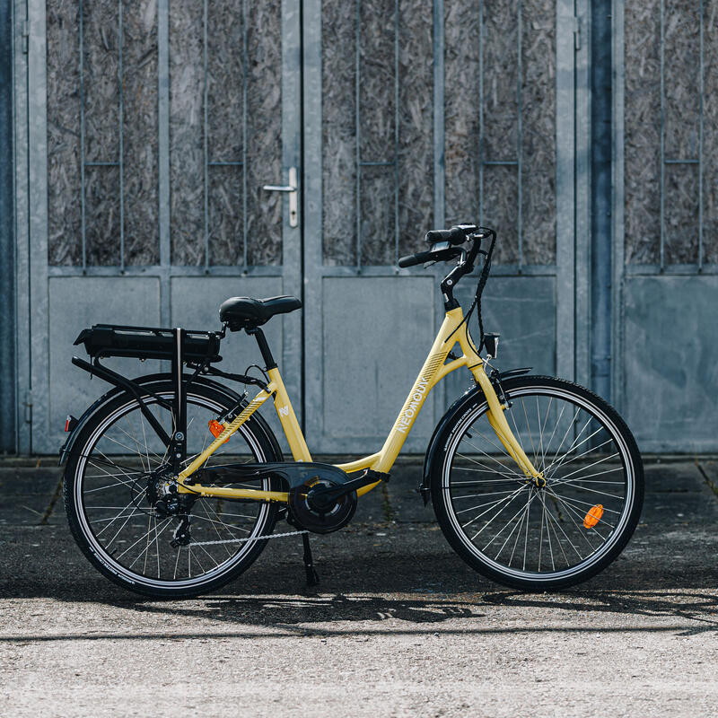 Vélo ville électrique - NEOMOUV Linaria - Lemon