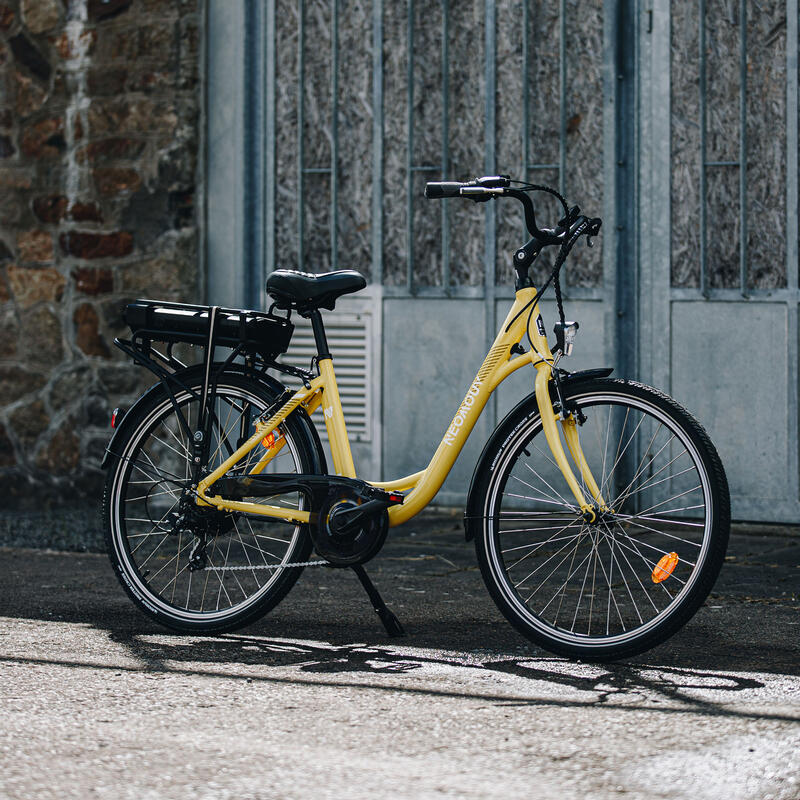 Vélo ville électrique - NEOMOUV Linaria - Lemon
