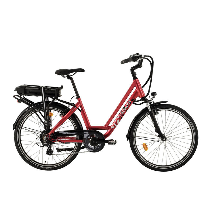 Vélo ville électrique - NEOMOUV Carlina - Rouge