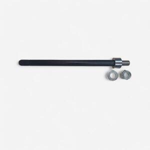 adaptador fijación remolque eje pasante M12 paso de 1,5 x 172 mm de largo