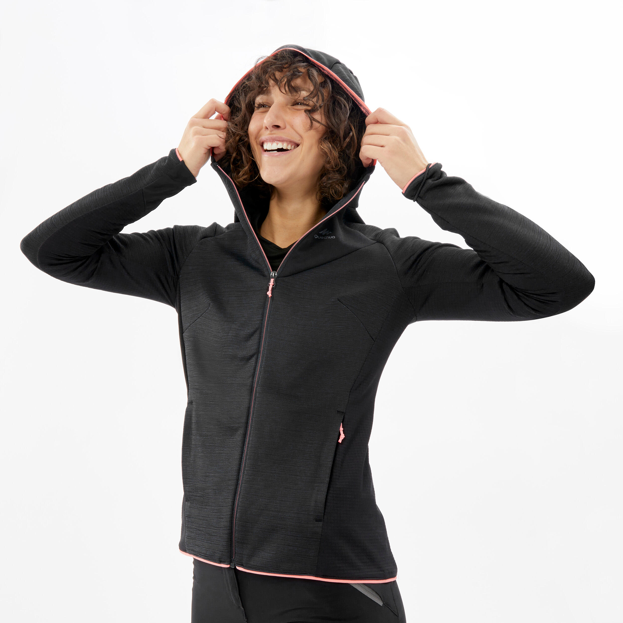 Veste polaire fine de randonn e MH520 Light Femme Decathlon