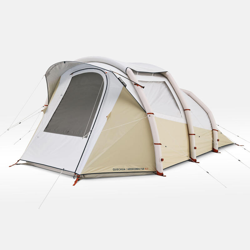Baralir Tente gonflable pour 4 personnes, étanche, anti-UV et coupe-vent,  idéale pour les familles en plein air camping : : Sports et Loisirs