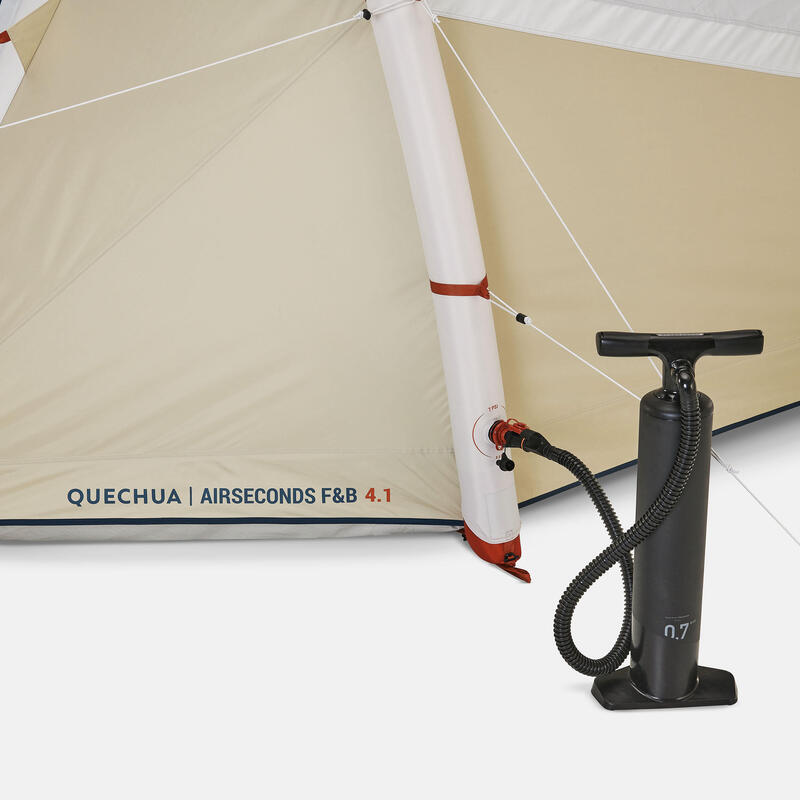 Familienzelt aufblasbar Fresh & Black - Air Seconds 4.1 für 4 Personen 1 Kabine 