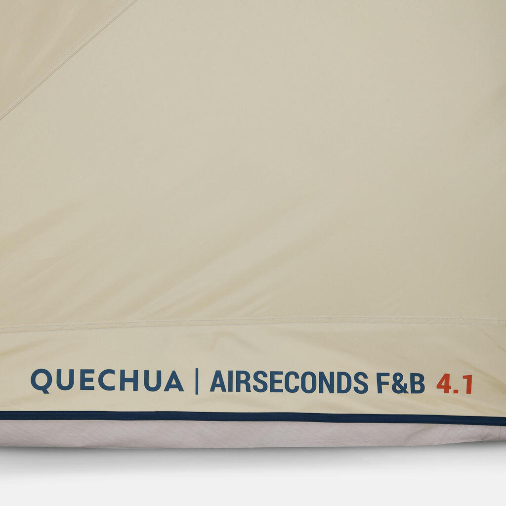 Pripučiama keturvietė palapinė „Air Seconds 4.1 F&B“, 1 miegamoji erdvė