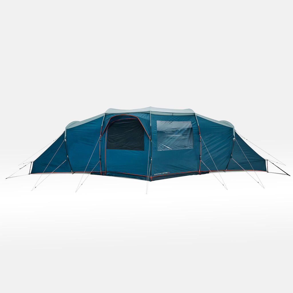 8 Man Tent With Poles - Arpenaz 8.4