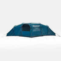 Camping tent with poles - Arpenaz 8.4 - 8 Person - 4 Bedrooms