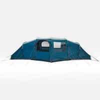 Camping tent with poles - Arpenaz 8.4 - 8 Person - 4 Bedrooms