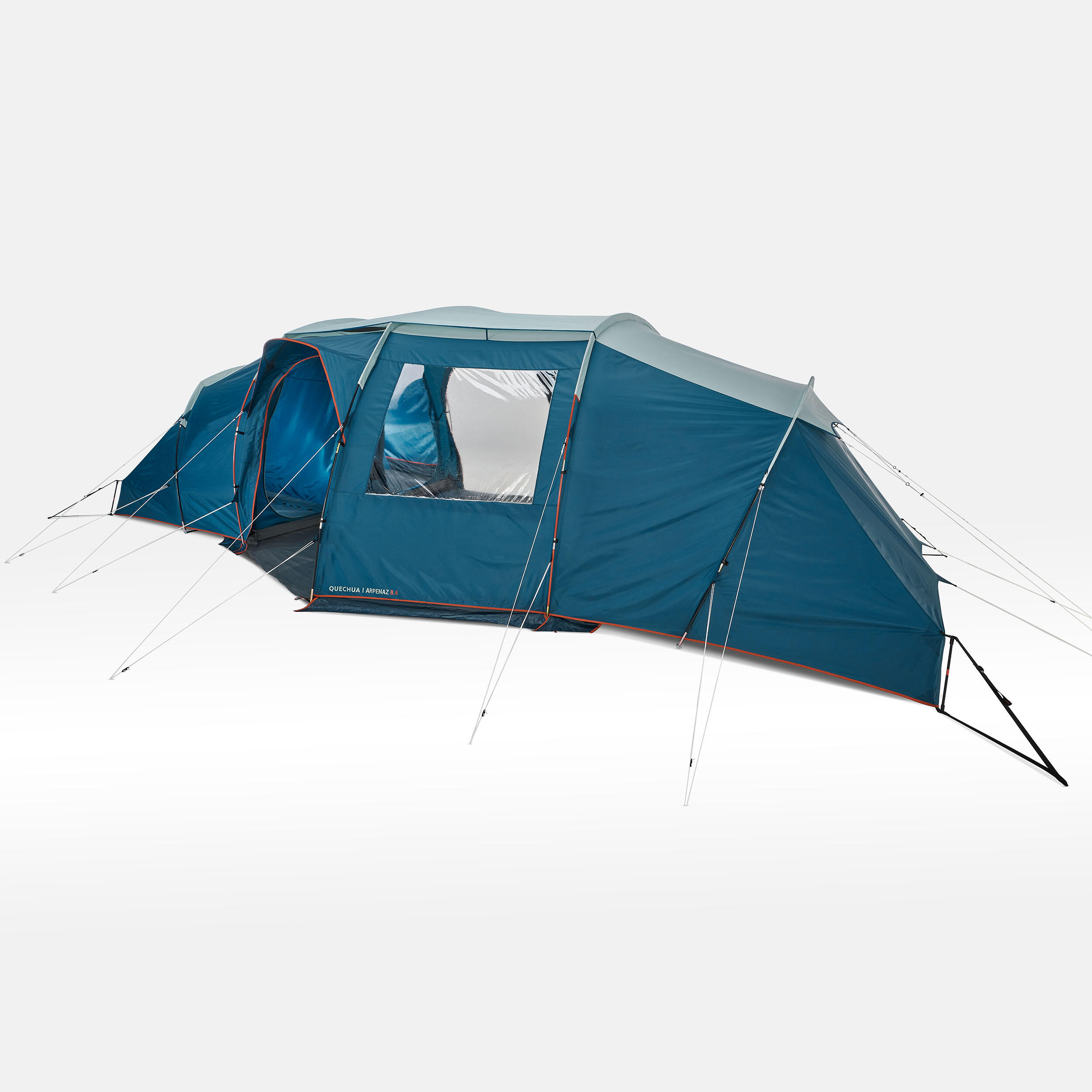 QUECHUA Rodinný prútový stan Arpenaz 8.4 pre 8 osôb so 4 spálňami bez · záber 11