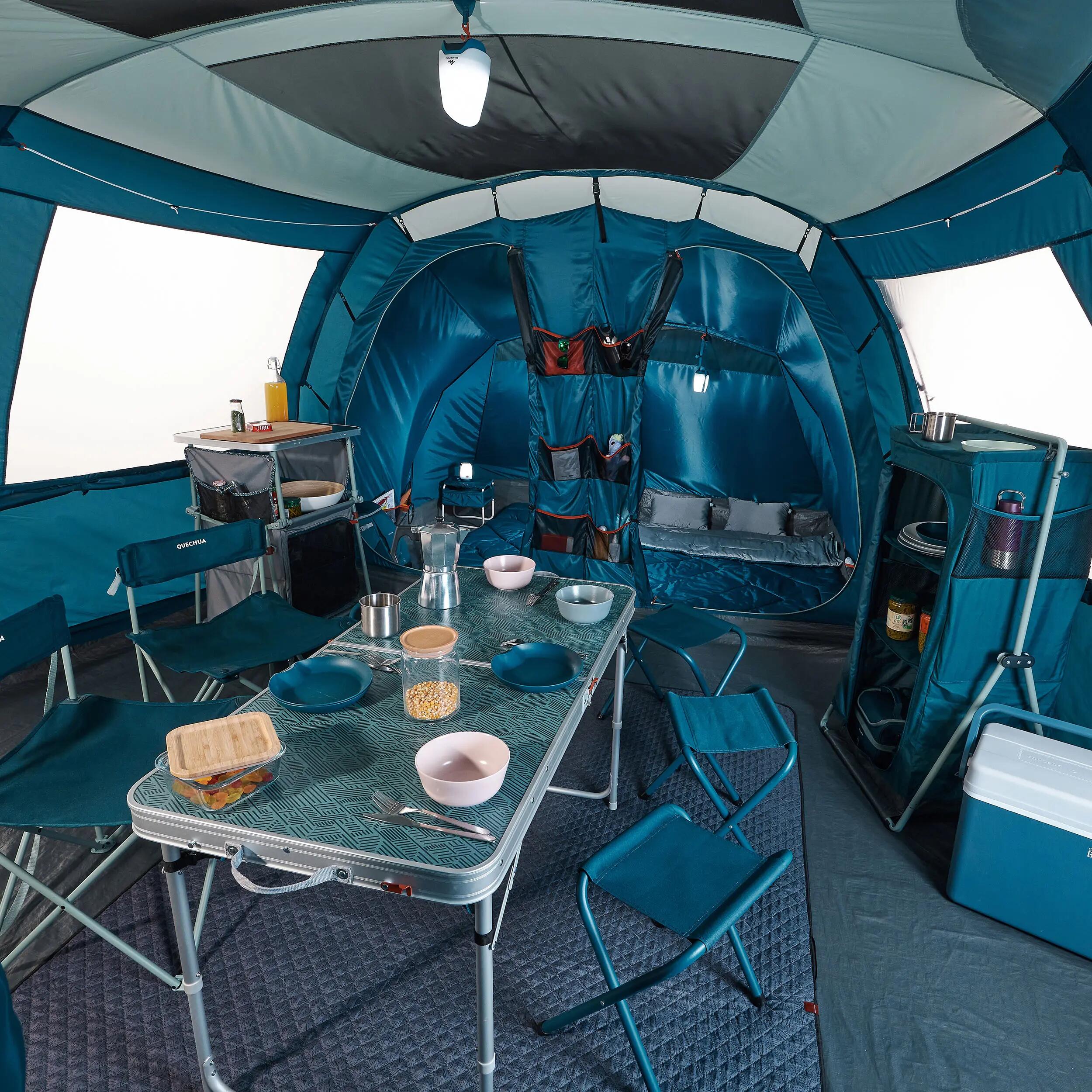 8-person, 4-bedroom camping tent, Arpenaz 8.4 9/13