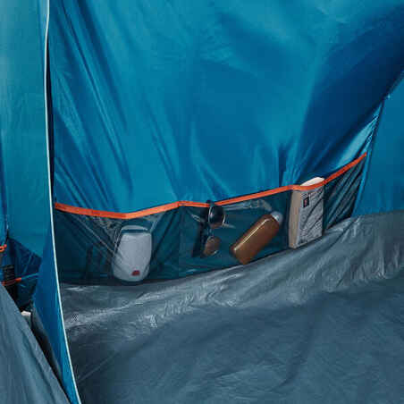 Camping tent with poles - Arpenaz 8.4 - 8 Person - 4 Bedrooms