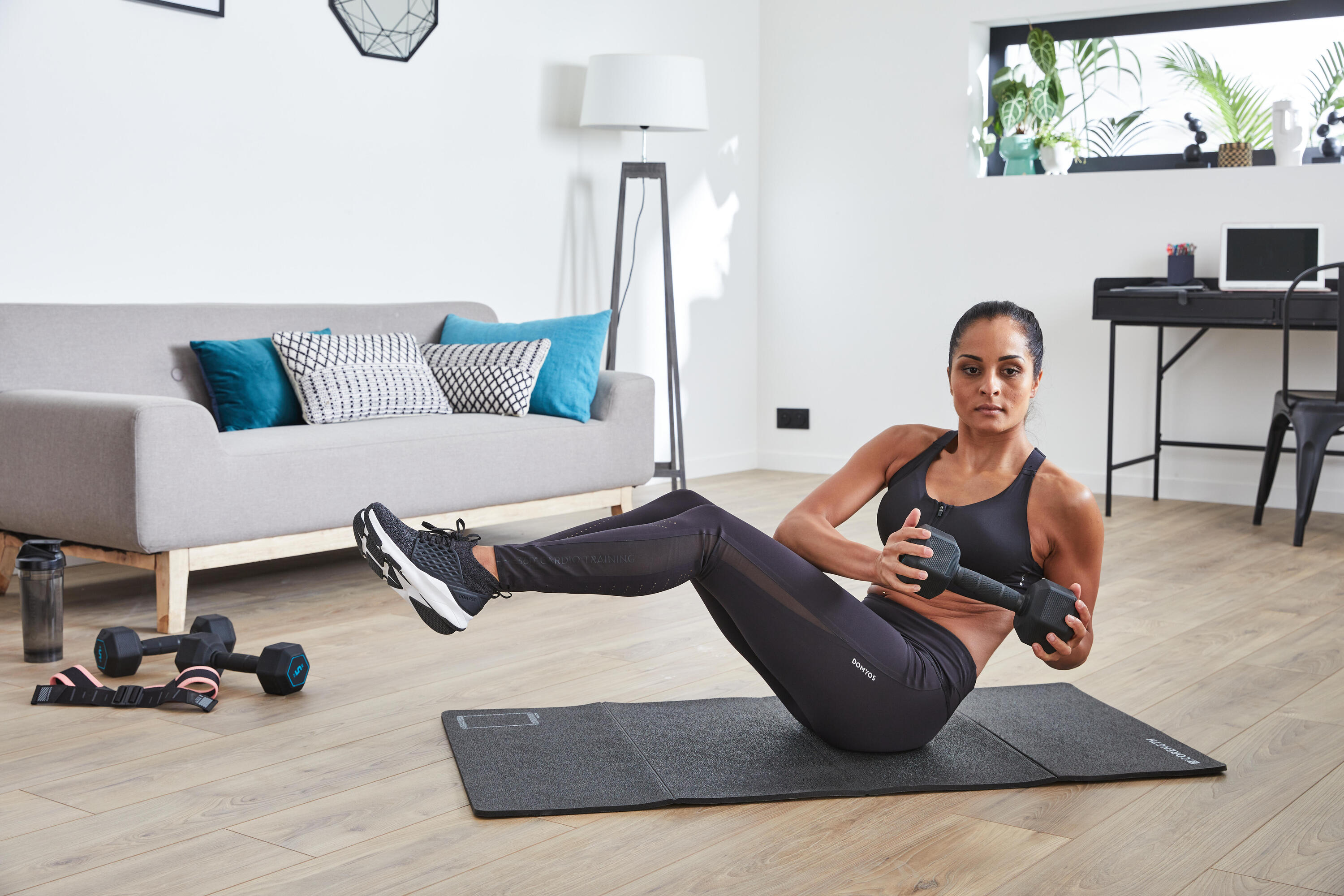 Haltère de cross training musculation 7,5kg, en fonte 80 % recyclée 8/11