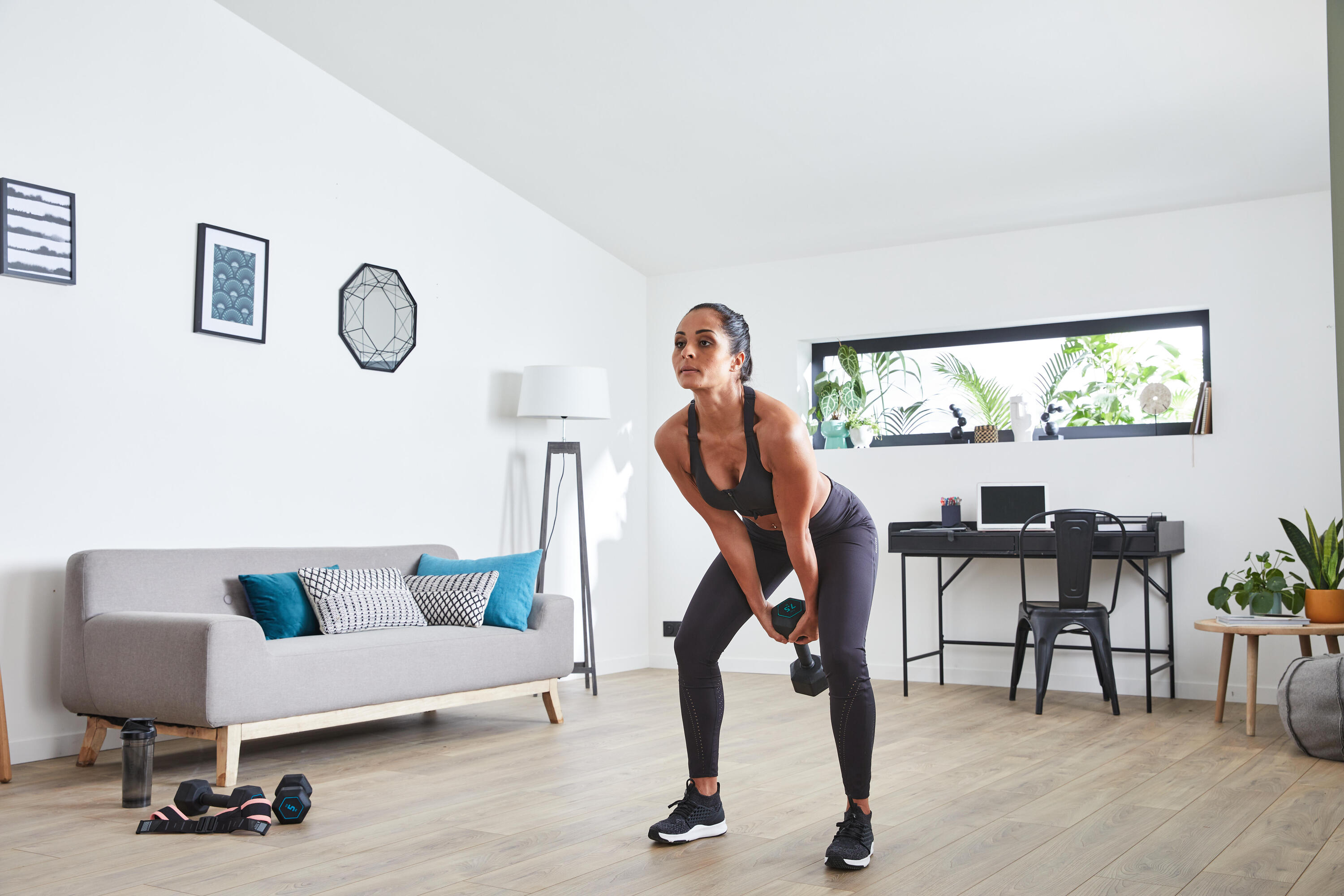 Haltère de cross training musculation 7,5kg, en fonte 80 % recyclée 7/11