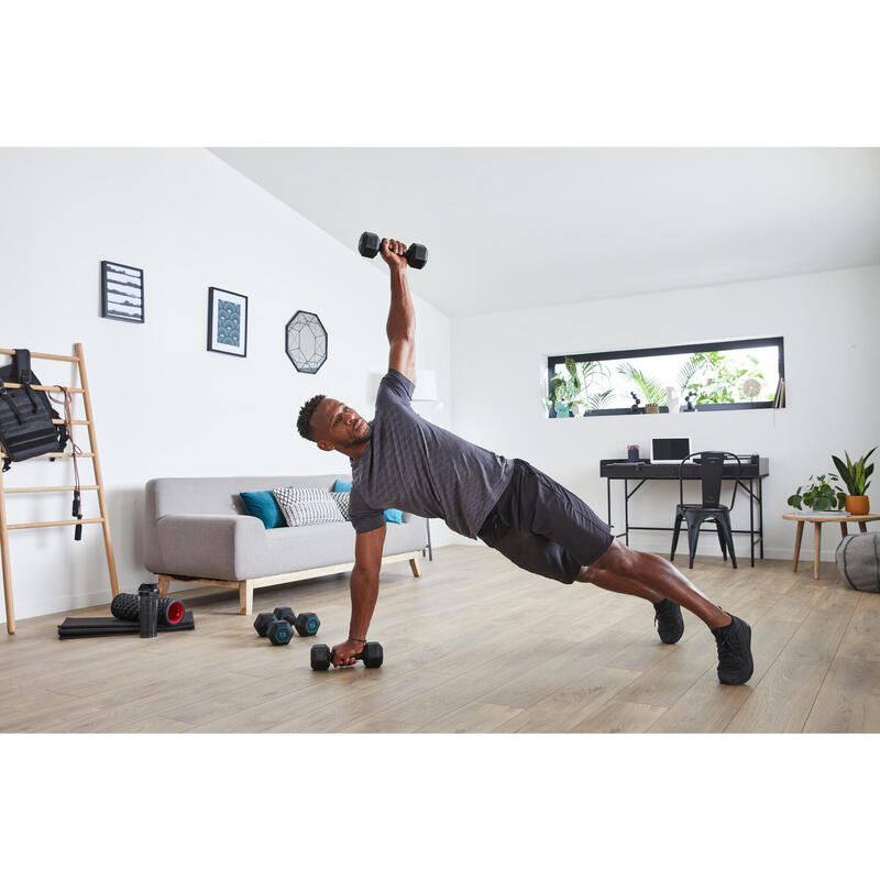 Kurzhantel Dumbbell 5 kg hexagonal 