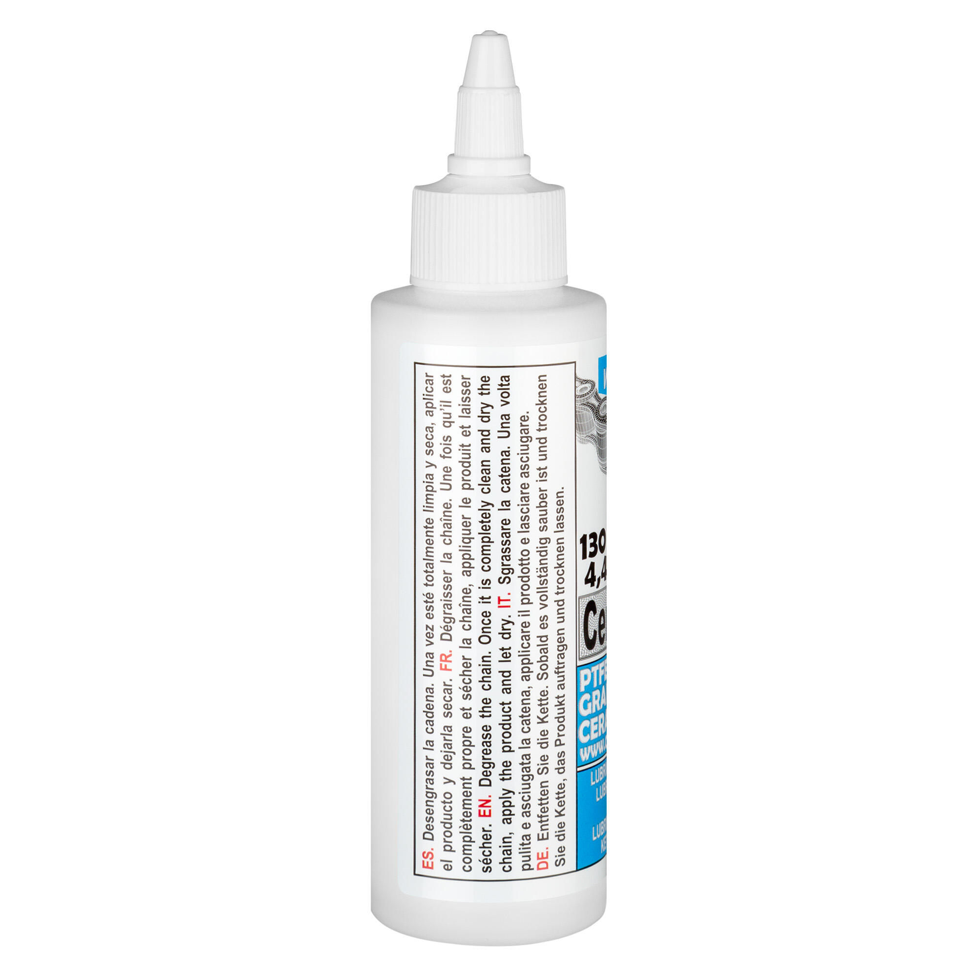 Lubricante base de cera para cadena de bicicleta Cerabike 130ml 4/4