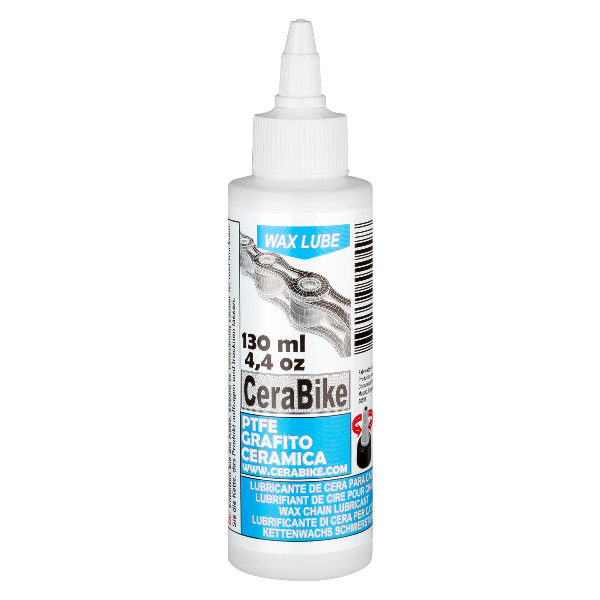 CERABIKE CERABIKE WAX LUBE lubricante base de cera para cadena de bicicleta