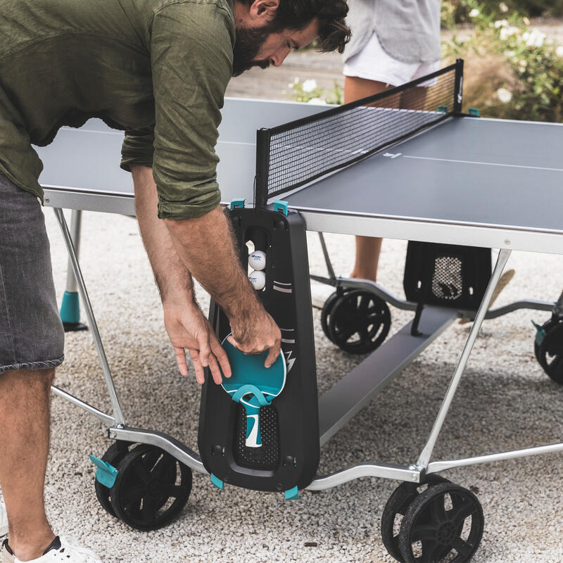 TABLE DE PING PONG LOISIR CORNILLEAU 200X OUTDOOR GRISE