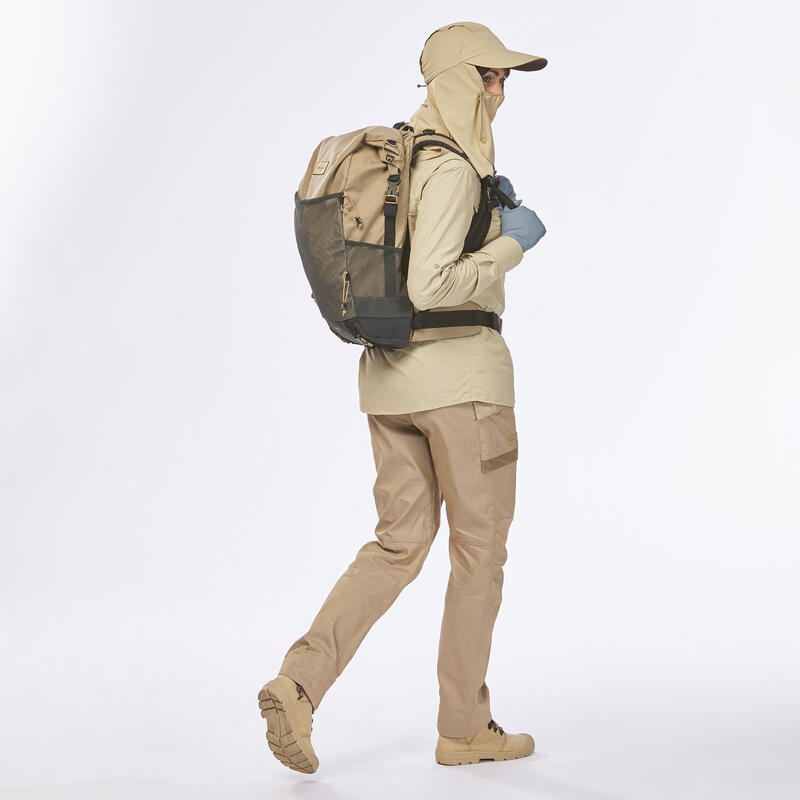 Trekkinghose Damen mit UV-Schutz - Desert 900 beige 