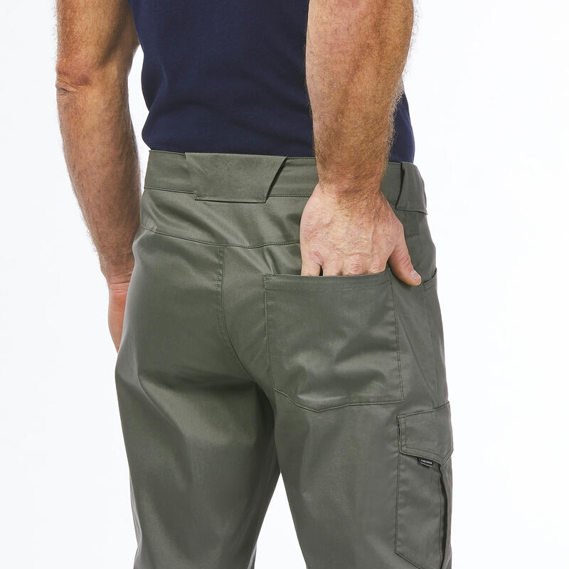 Pantaloni trekking uomo NH100 grigio scuro