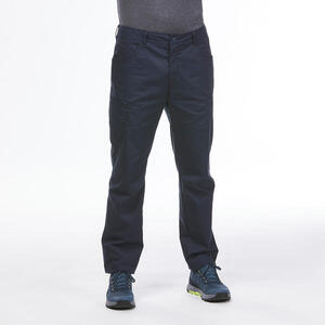 Pantalón de montaña y trekking Hombre Quechua NH500 regular azul