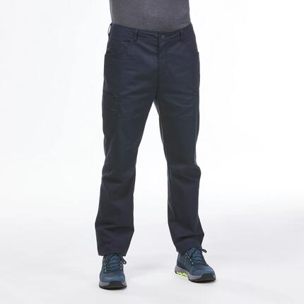 Pantalón de montaña y trekking Hombre Quechua NH500 regular gris