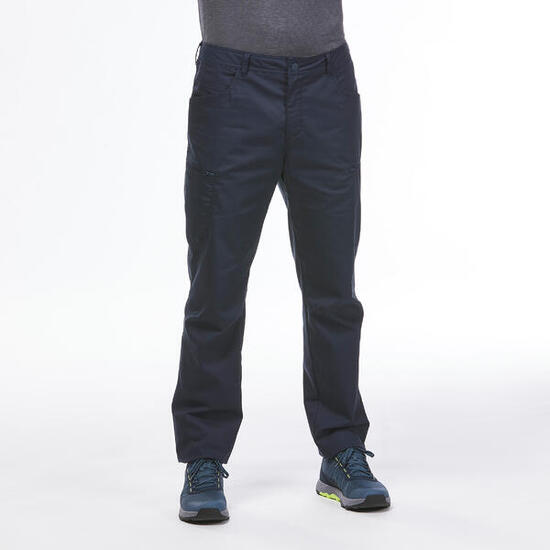 Pantalón de montaña y trekking Hombre Quechua NH500 regular gris