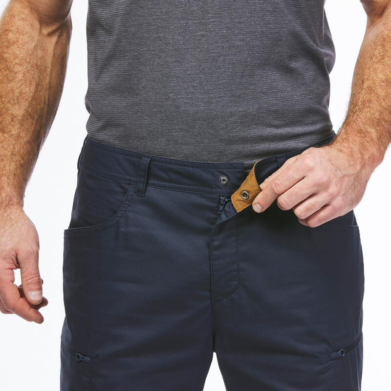 Pantalon Regular Drumeție NH500 Albastru Bărbați