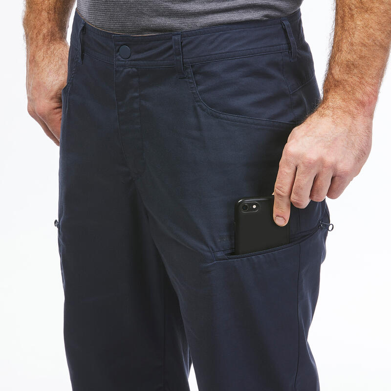 Pantalon Regular Drumeție NH500 Albastru Bărbați