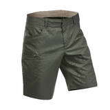 Men Light Cargo Shorts Dark Olive - NH500