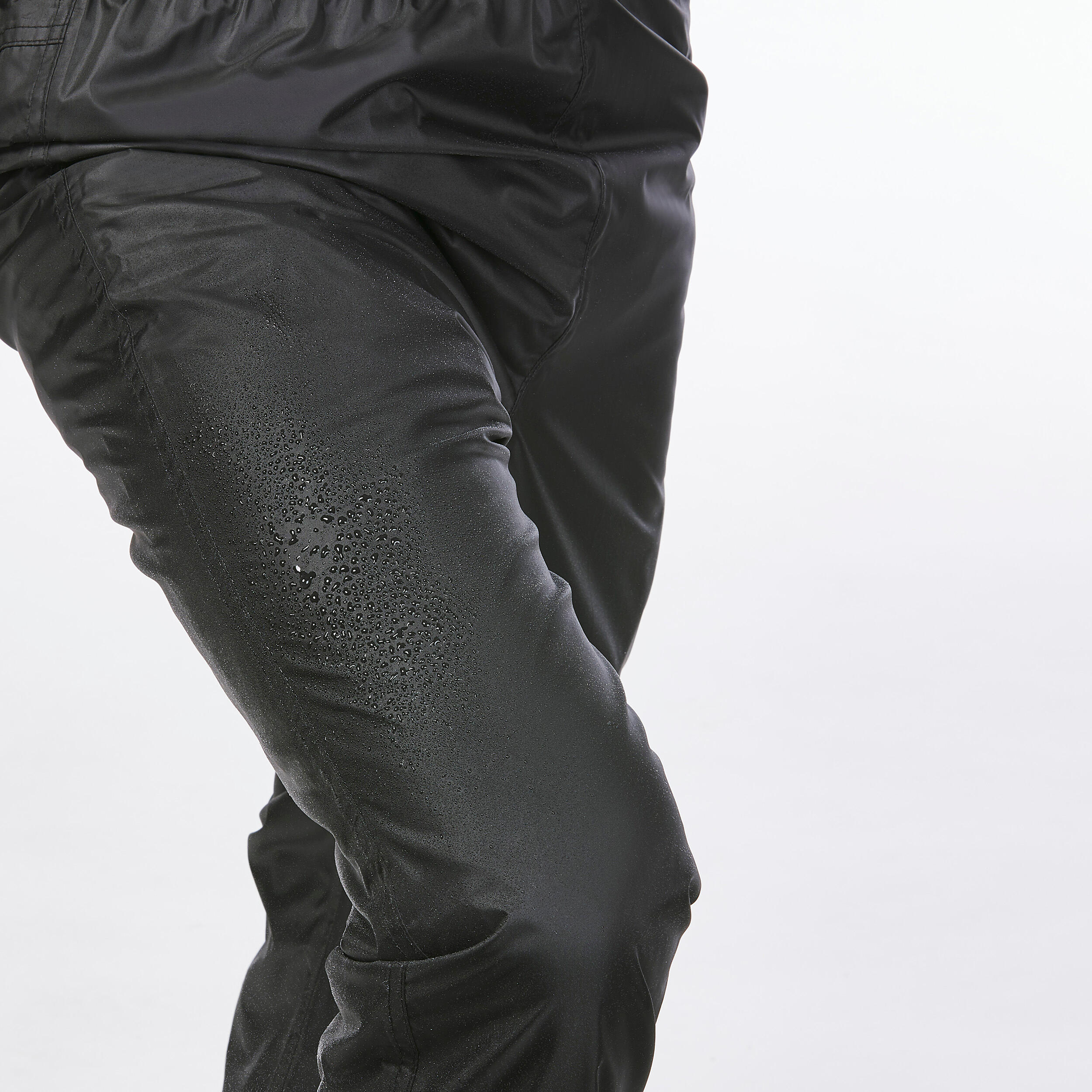 waterproof trousers - NH500 - Black 