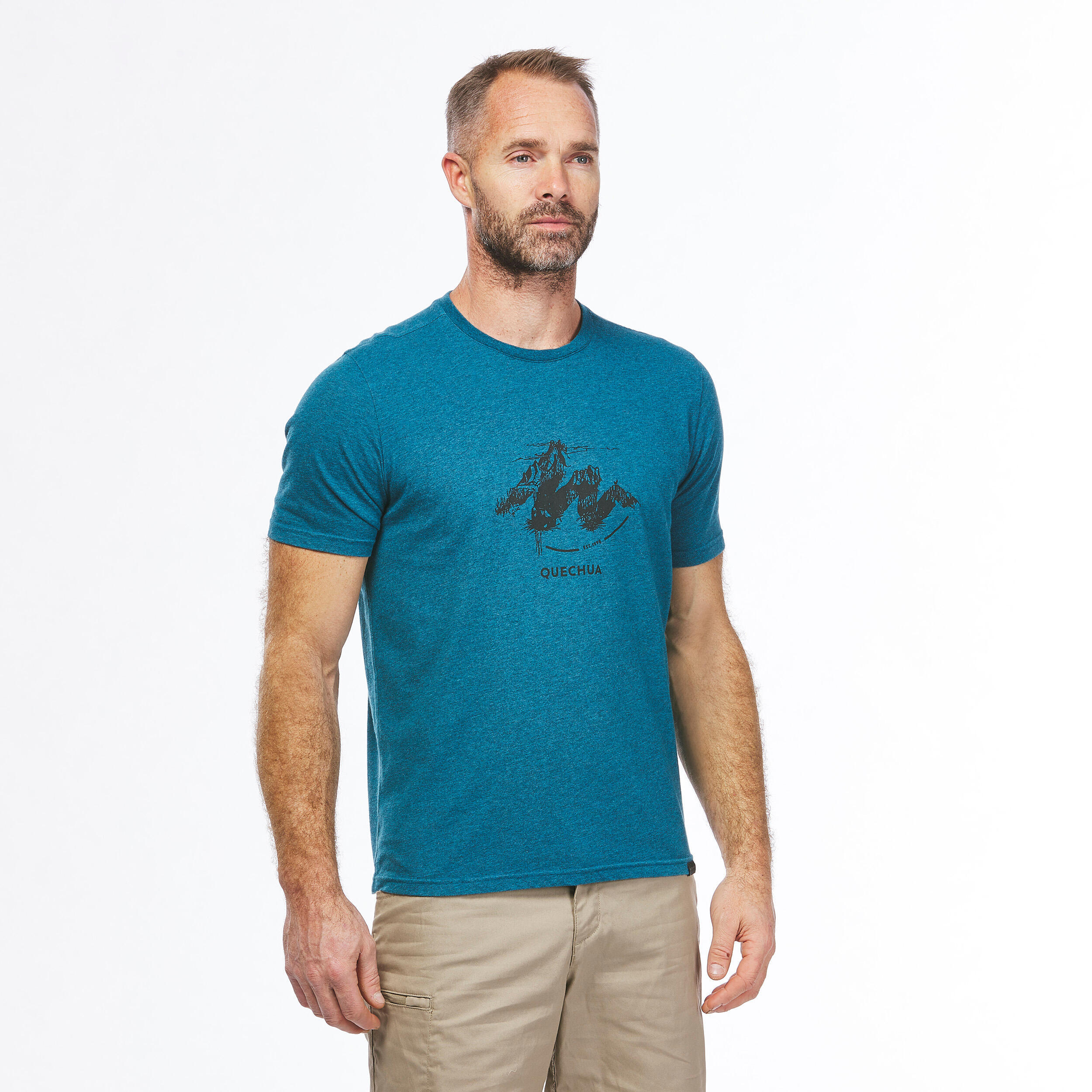 Men's Hiking T-shirt NH100 3/5