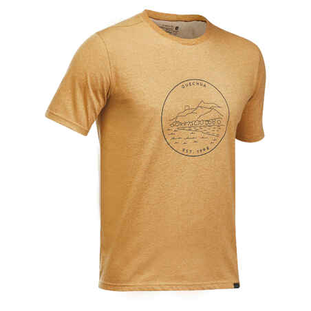 Camiseta de montaña y trekking manga corta Hombre Quechua NH100