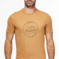 Camiseta de montaña y trekking manga corta Hombre Quechua NH100