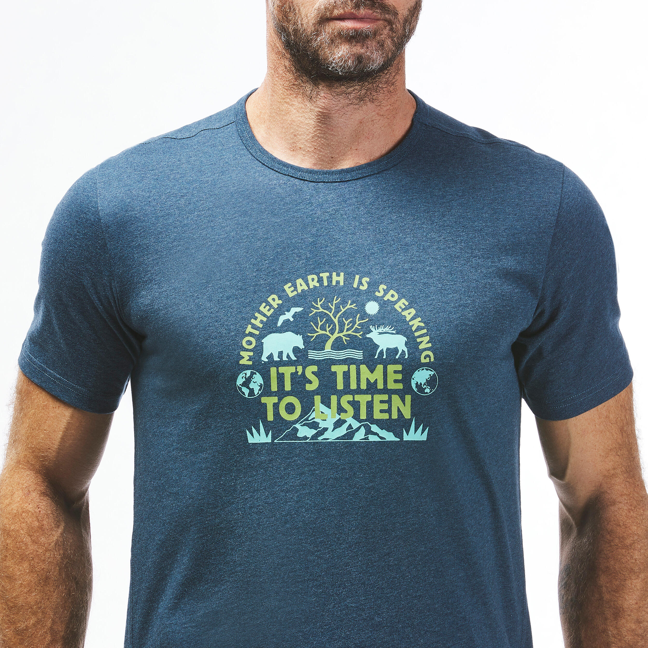 Men's Hiking T-shirt NH500 5/6