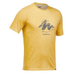 Men's Hiking T-shirt NH100 - Mustard Yellow