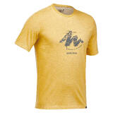 Men hiking t-shirt nh100 ochre