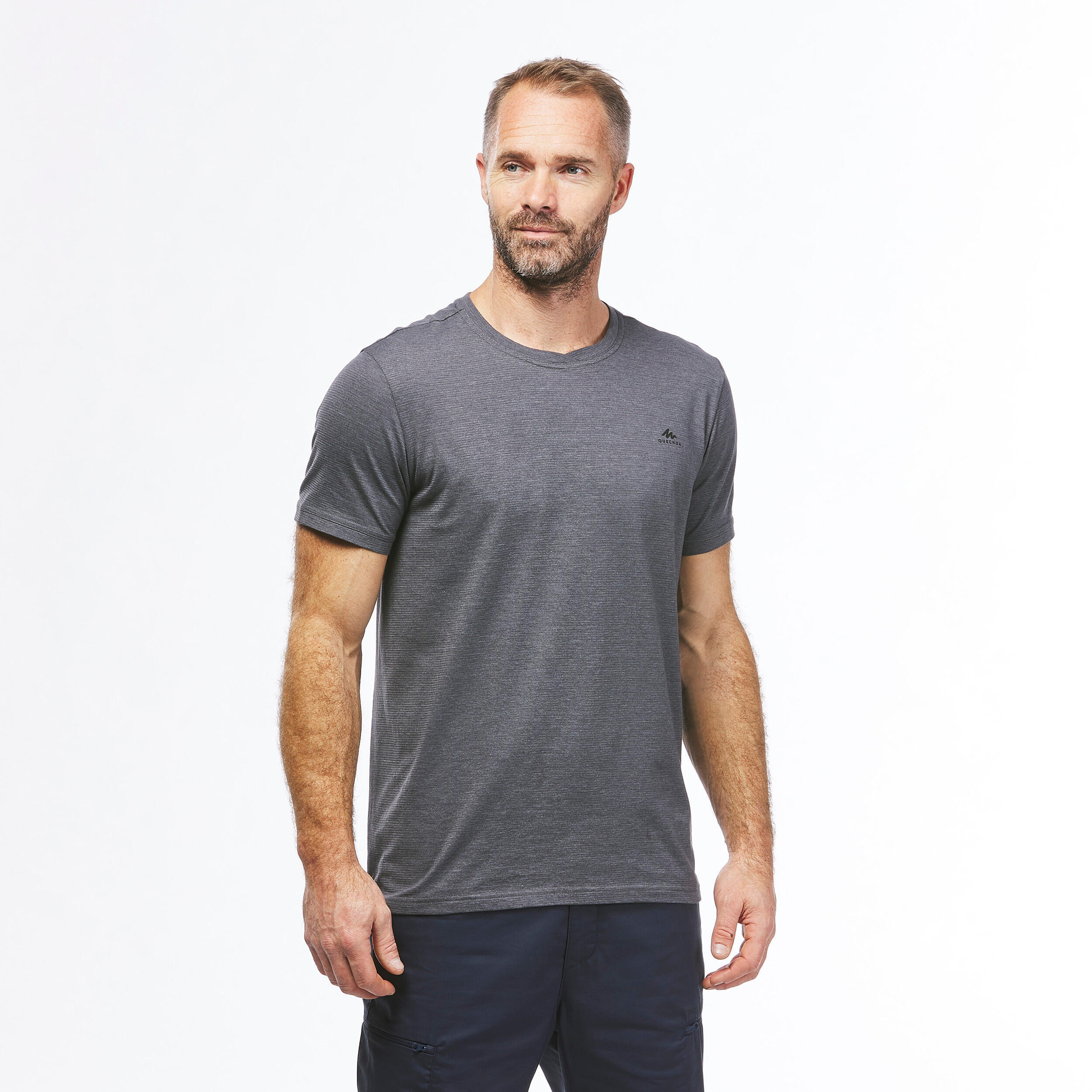 Men's Hiking T-shirt - NH550 Fresh 1/3