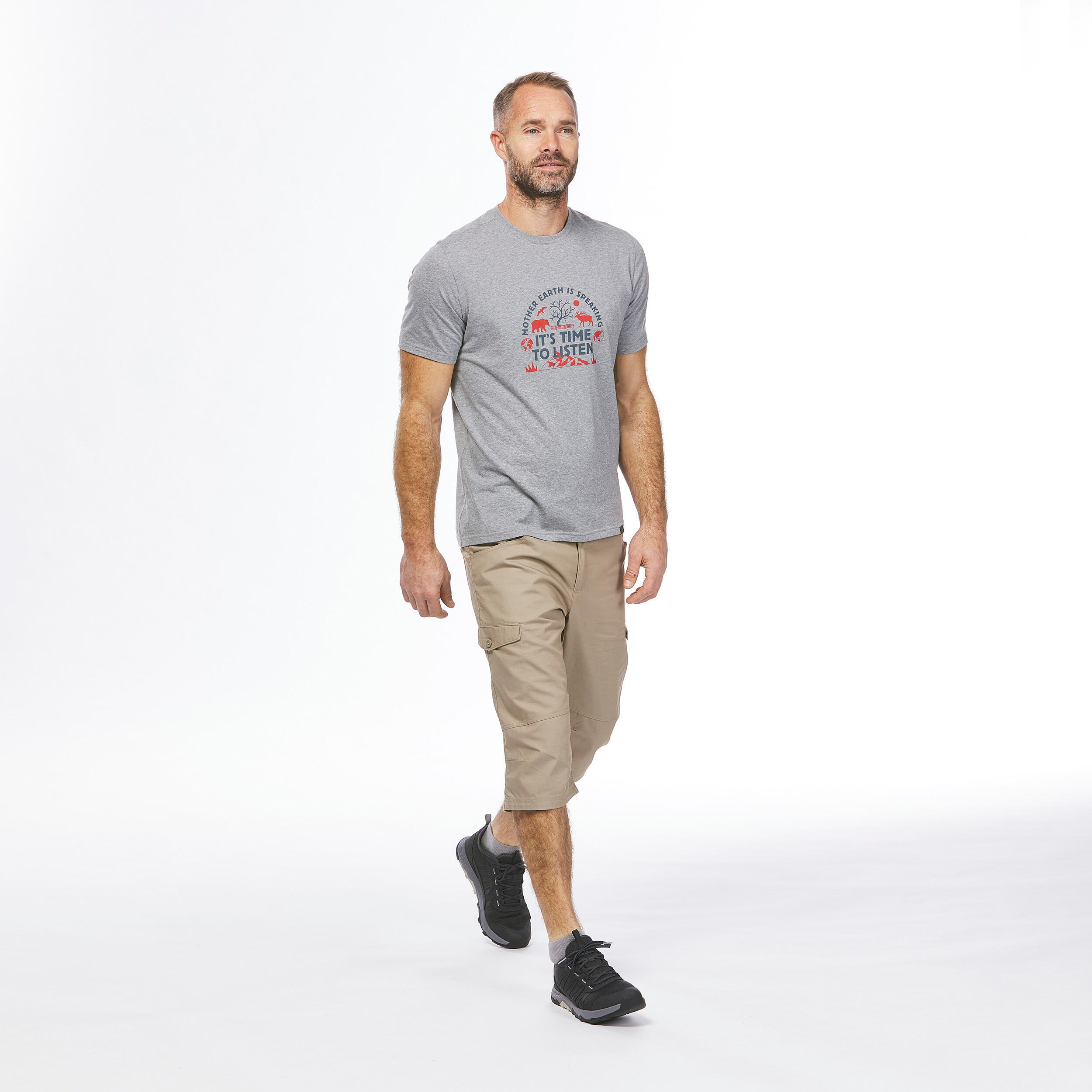 Men's Hiking T-shirt NH100 2/5