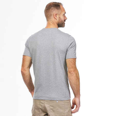 חולצת טיולים לגברים NH500 - אפור