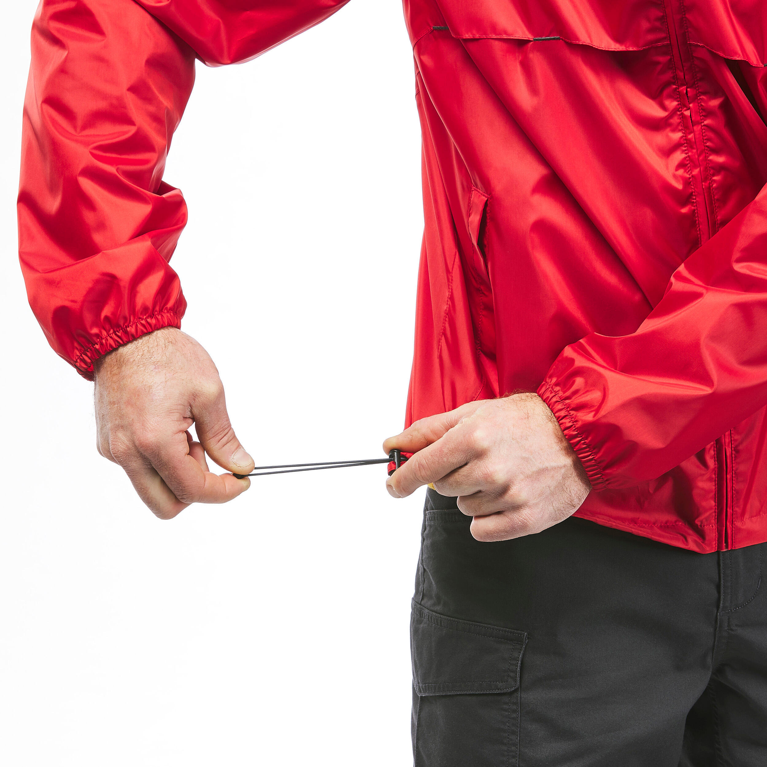 Men's Windproof and Water-repellent Hiking Jacket - Raincut Full Zip 9/9
