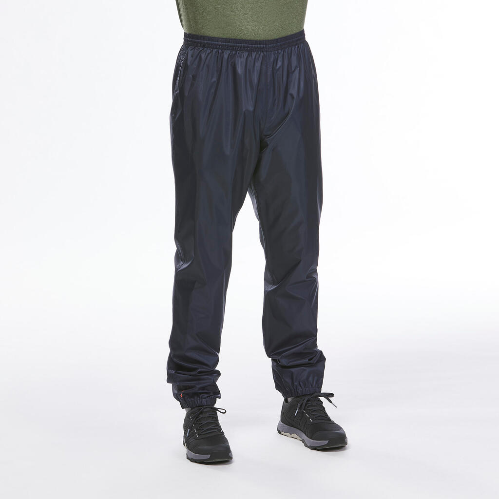 Regenhose Herren Überziehhose wasserdicht Wandern - NH500