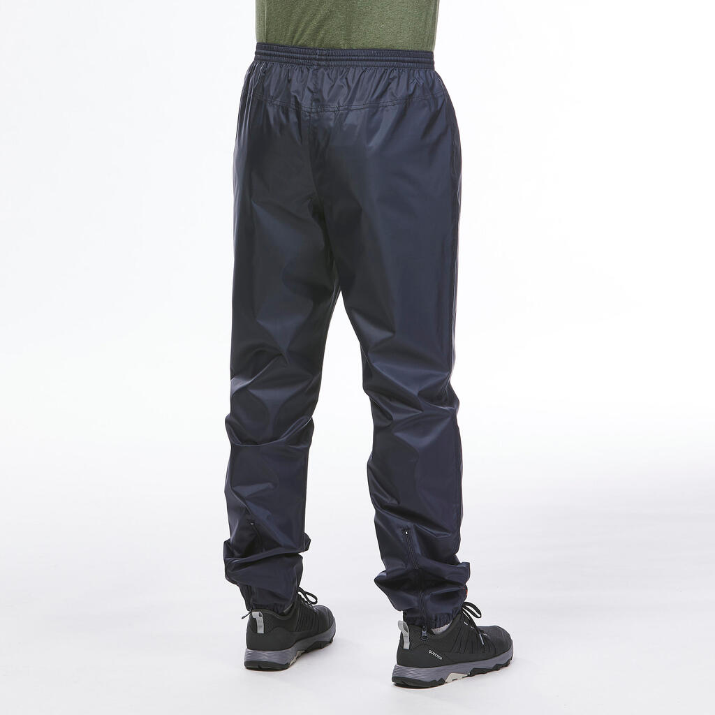 Regenhose Herren Überziehhose wasserdicht Wandern - NH500