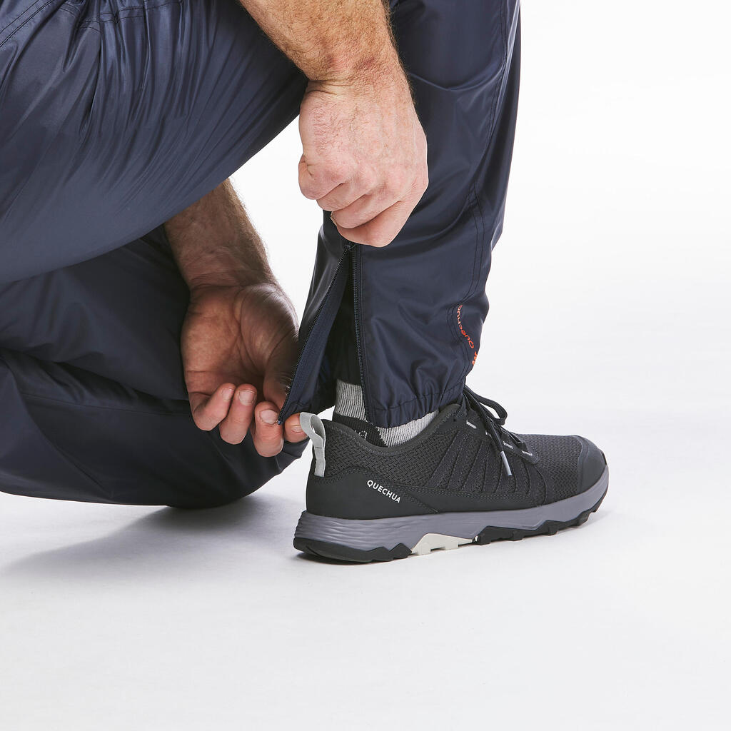 Regenhose Herren Überziehhose wasserdicht Wandern - NH500