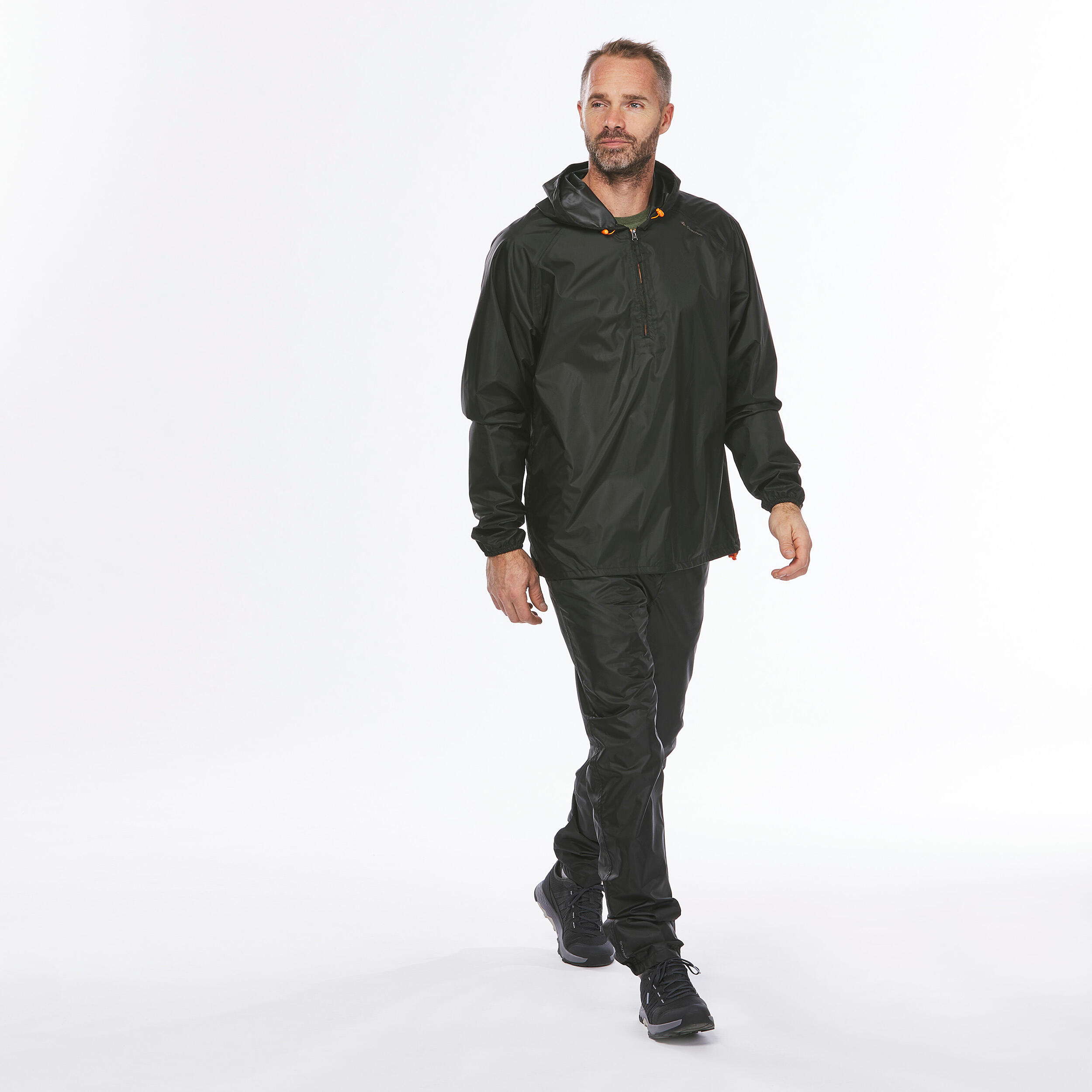 waterproof trousers - NH500 - Black 
