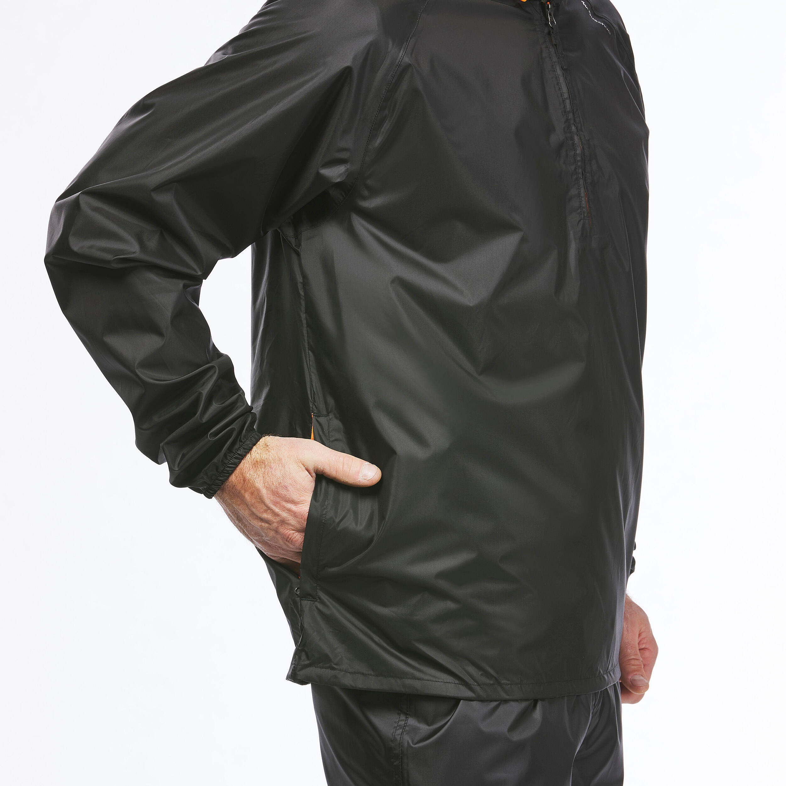 Men's Windproof and Water-repellent Hiking Jacket - Raincut 1/2 Zip 4/19