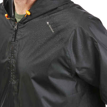 Men’s Waterproof Hiking Jacket Raincut Half-zip