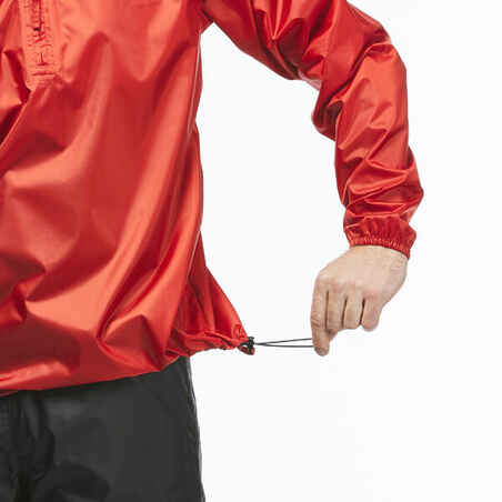 Vyriška neperšlampama striukė „NH100 Half Zip“, raudona