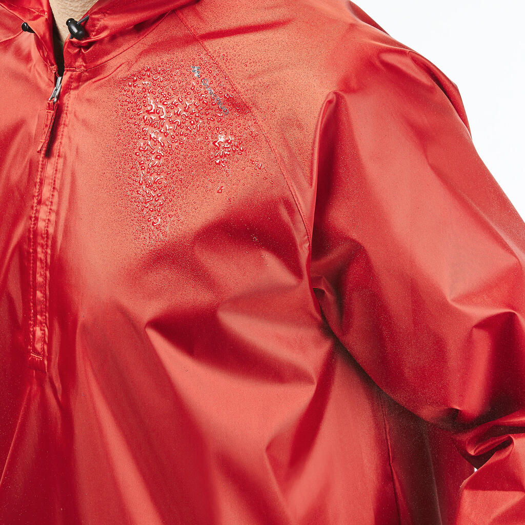 Men's Windproof and Water-repellent Hiking Jacket - Raincut 1/2 Zip