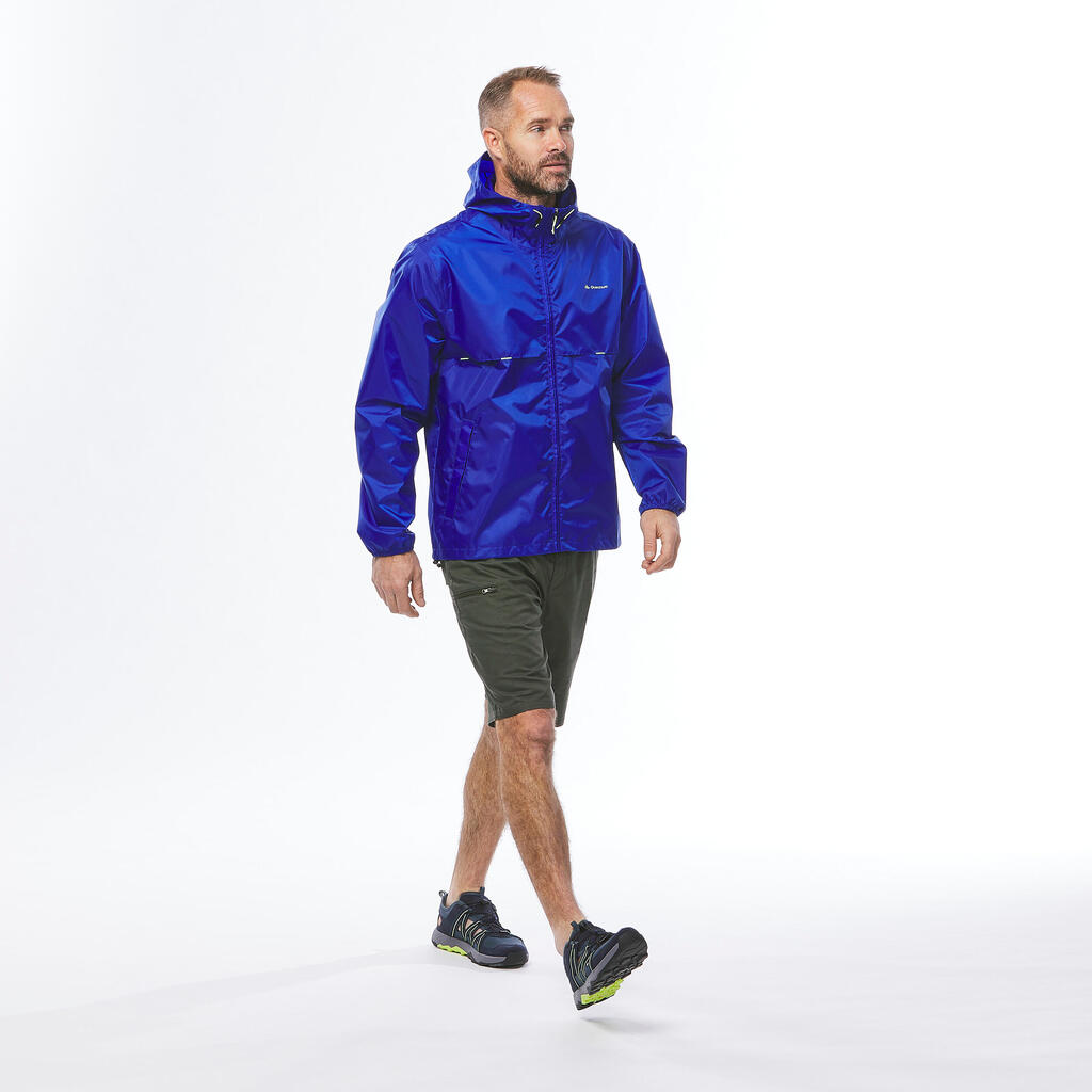 Men's Windproof and Water-repellent Hiking Jacket - Raincut Full Zip