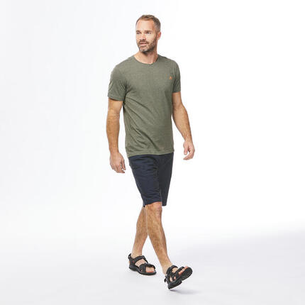 Short de randonnée homme, NH500 Regular vert