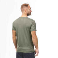 Camiseta de montaña y trekking manga corta Hombre Quechua NH500 Fresh